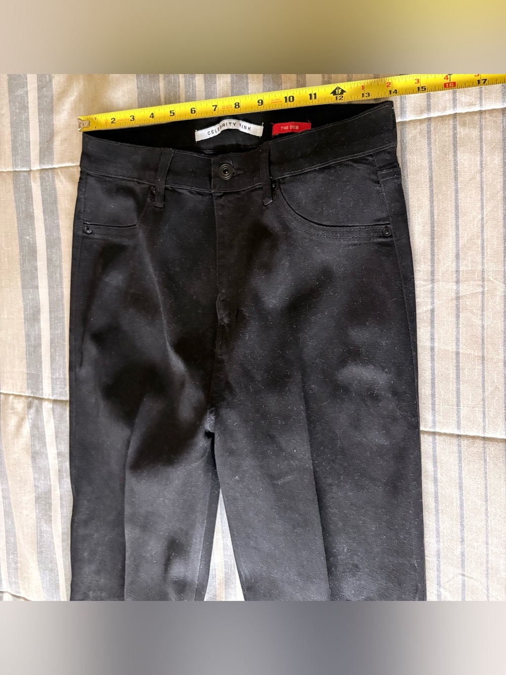 Celebrity Pink Black Slim Straight Pants